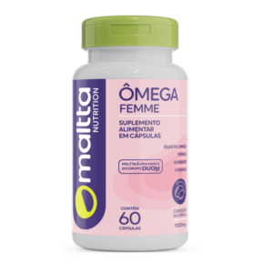 Ômega Femme 1000mg / 60 Cápsulas - Duom
