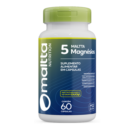 Maltta 5 Magnésios 500mg / 60 Cápsulas - Duom