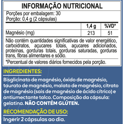 Maltta 5 Magnésios 500mg / 60 Cápsulas - Duom - Imagem 2