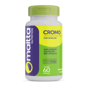 Spirulina Com Cromo 500mg / 60 Cápsulas - Duom