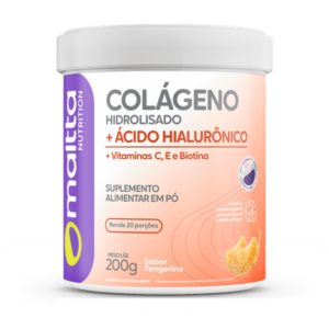 Colágeno Hidrolisado + Ácido Hialurônico Tangerina 200gr - Duom