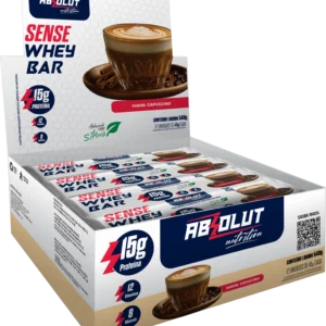Sense WheyBar Cappuccino Display 12x45gr - Absolut Nutrition
