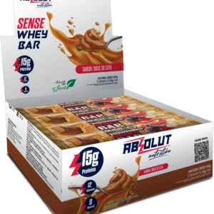 Sense WheyBar Doce de Leite Display 12x45gr - Absolut Nutrition