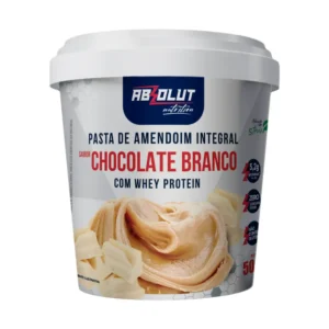 Pasta de Amendoim Chocolate Branco 500gr - Absolut Nutrition