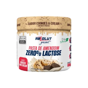 Pasta de Amendoim Gourmet Cookies & Cream Zero Lactose 650gr - Absolut Nutrition