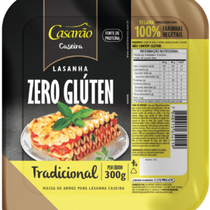 Massa CASEIRA Lasanha Tradicional 300gr - Casarão