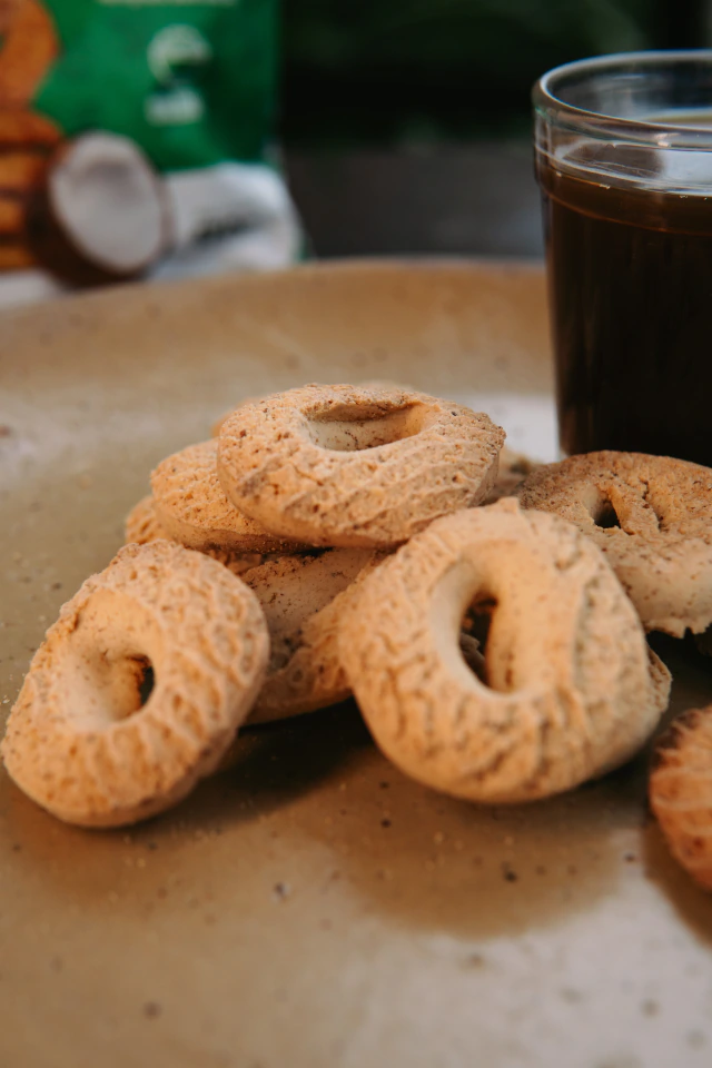 Rosquinha 100% Integral Zero Adição de Açúcar e Sem Glúten Sabor Coco 130gr - Mrs Taste - Imagem 2