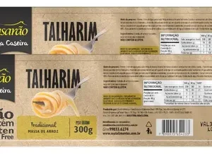 Massa CASEIRA Talharim Tradicional 300gr - Casarão