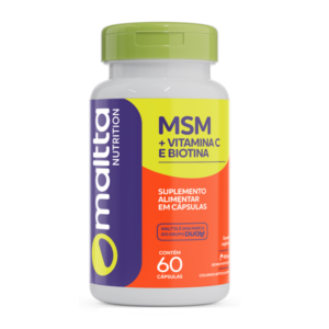 MSM + Vitamina C e Biotina 600mg / 60 Cápsulas - Duom