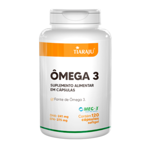 Ômega 3 Com Selo MEG-3 1400mg / 120 Cápsulas - Tiaraju