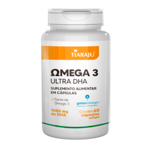 Ômega 3 Ultra DHA Com SELO GOLDEN OMEGA 1400mg / 60 Cápsulas - Tiaraju