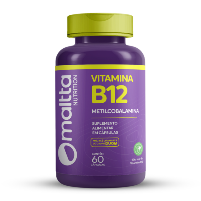 Vitamina B12 Metilcobalamina / 60 Cápsulas - Duom