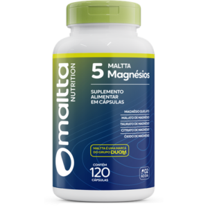 Maltta 5 Magnésios 500mg / 120 Cápsulas - Duom