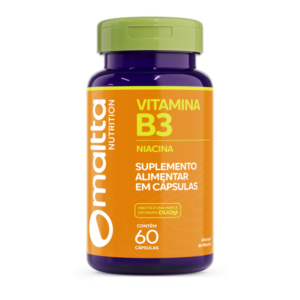 Vitamina B3 Niacina 450mg / 60 Cápsulas - Duom