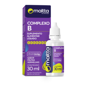 Complexo B Em Gotas 30ml Sabor Frutas Vermelhas - Duom