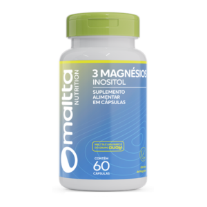3 Magnésios Com Inositol 700mg / 60 Cápsulas - Duom
