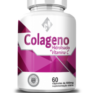 Colágeno Hidrolisado com Vitamina C 500mg / 60 Cápsulas – Ciência da Natureza
