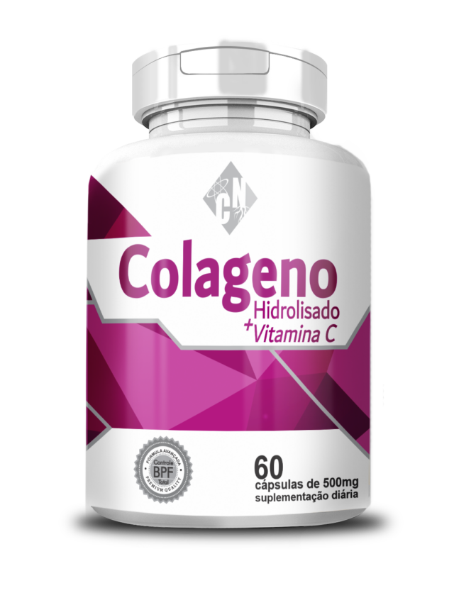 Colágeno Hidrolisado com Vitamina C 500mg / 60 Cápsulas – Ciência da Natureza