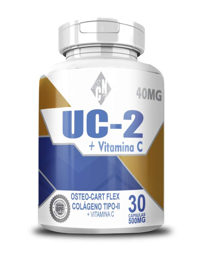 UC-2 COLÁGENO TIPO II + VITAMINA C 500mg / 30 Cápsulas - Ciência da Natureza