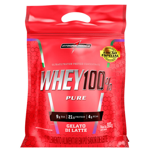 Whey 100% Pure Gelato Di Latte Pouch 907gr – IntegralMedica