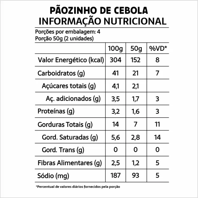 Pãozinho de Cebola 200gr – Belive - Image 3