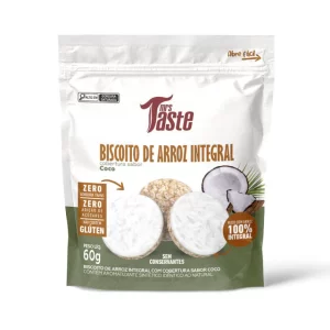 Biscoito De Arroz Integral Cobertura Coco Pouch 60gr – Mrs Taste