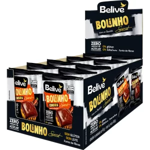 Bolinho de Cenoura com Cobertura de Chocolate Display 10x40gr  -Belive