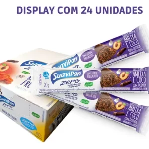 Barrinha de Ameixa com Coco Zero Display 24x20gr – SuaviPan