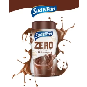 Bebida Chocolate em Pó com Vitaminas e Minerais Zero 210gr - SuaviPan