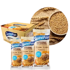 Bolinho Integral de Amendoim Zero Display 12x40gr – SuaviPan