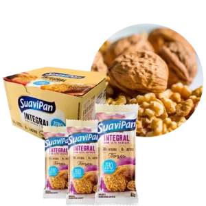 Bolinho Integral de Nozes Zero Display 12x40gr – SuaviPan