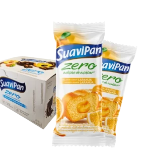 Bolinho de Laranja com Recheio de Laranja Zero Display 12x40gr – SuaviPan