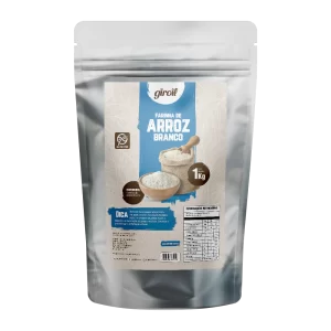Farinha de Arroz Branco 1kg - Giroil