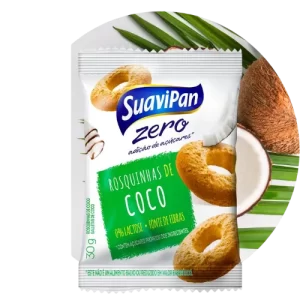 Rosquinha de Coco Zero Display 12x30gr – SuaviPan