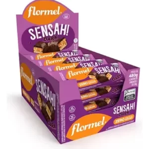 Sensah Dark Barra de Chocolate Amargo Recheada / Display 16x30gr – Flormel