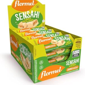 Sensah Limão Siciliano Barra de Chocolate Branco Recheada / Display 16x30gr – Flormel