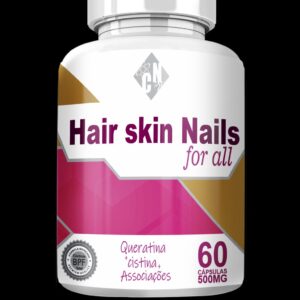 Hair Skin Nails For all 500mg / 60 Cápsulas – Ciência Da Natureza