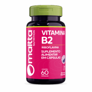 Vitamina B2 Riboflavina / 60 Cápsulas – Duom