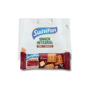 Snack Integral Com 7 Cereais Sabor Tomate, Orégano e Queijo / Display 15x36gr – SuaviPan