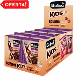 Bolinho de Brigadeiro com Cobertura de Chocolate Granulado KIDS / Display 10x45gr - Belive
