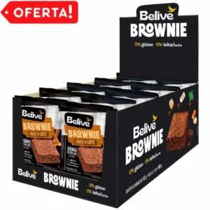 Brownie de Doce de Leite Zero / Display 10x40gr – Belive