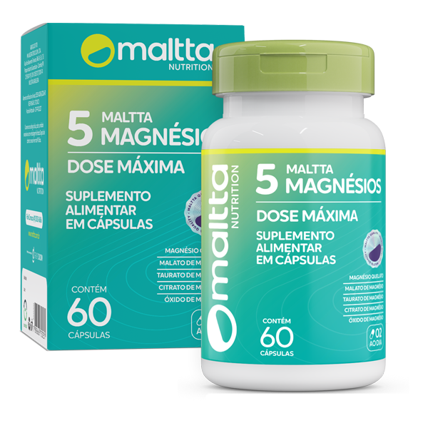 Duom 5 Magnésios DOSE MÁXIMA 800mg / 60 Cápsulas – Duom