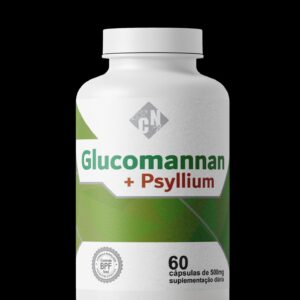 Glucomannan + Psyllium 500mg / 60 Cápsulas – Ciência da Natureza