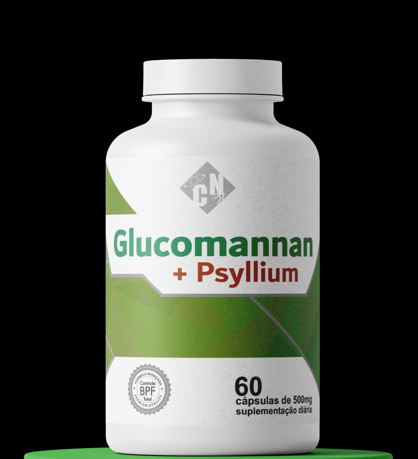 Glucomannan + Psyllium 500mg / 60 Cápsulas – Ciência da Natureza