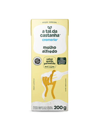 Cremeria Creme Vegetal Sabor Queijo Parmesão 200gr - A Tal Da Castanha