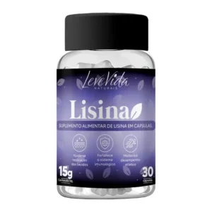 Lisina Leve Vida 500mg / 30 Cápsulas - Absolut Nutrition
