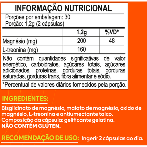 3 Magnésios Com Treonina 600mg / 60 Cápsulas - Duom - Imagem 2