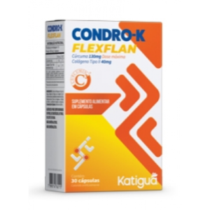 Condro-K FLEXFLAN: Colágeno Tipo ll + Cúrcumina 500mg / 30 Cápsulas – Katiguá
